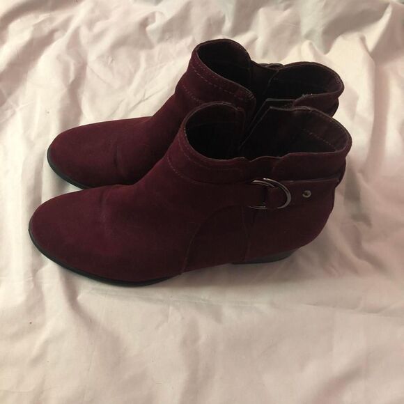 burgundy chunky boots from Unisa - Picture 2 of 6